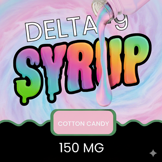 Delta-9 150mg Drinkable Syrup - Cotton Candy