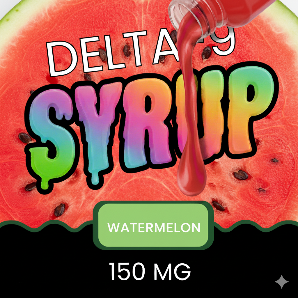 Delta-9 150mg Drinkable Syrup - Watermelon