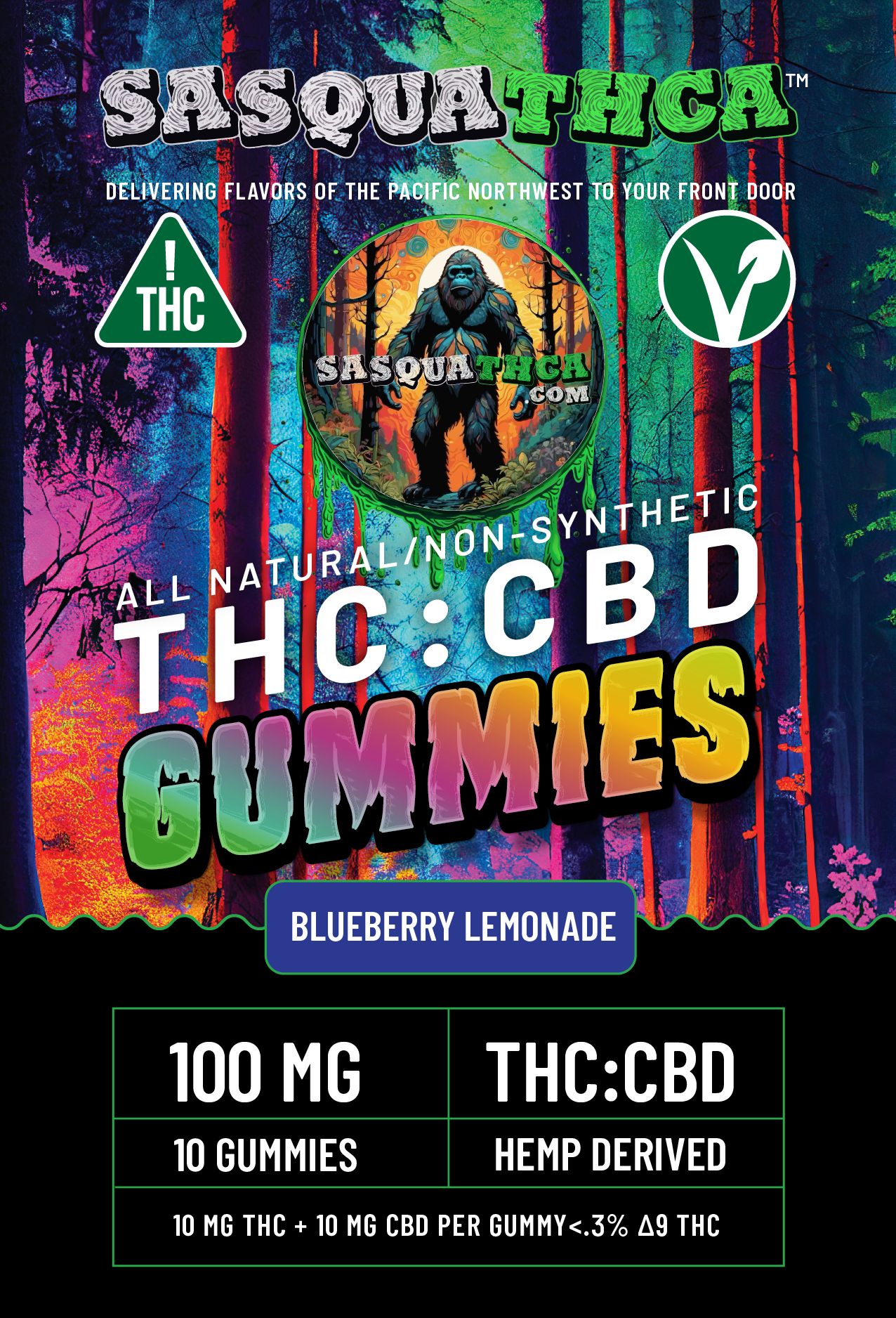 Blueberry Lemonade Gummies 10CT Packs