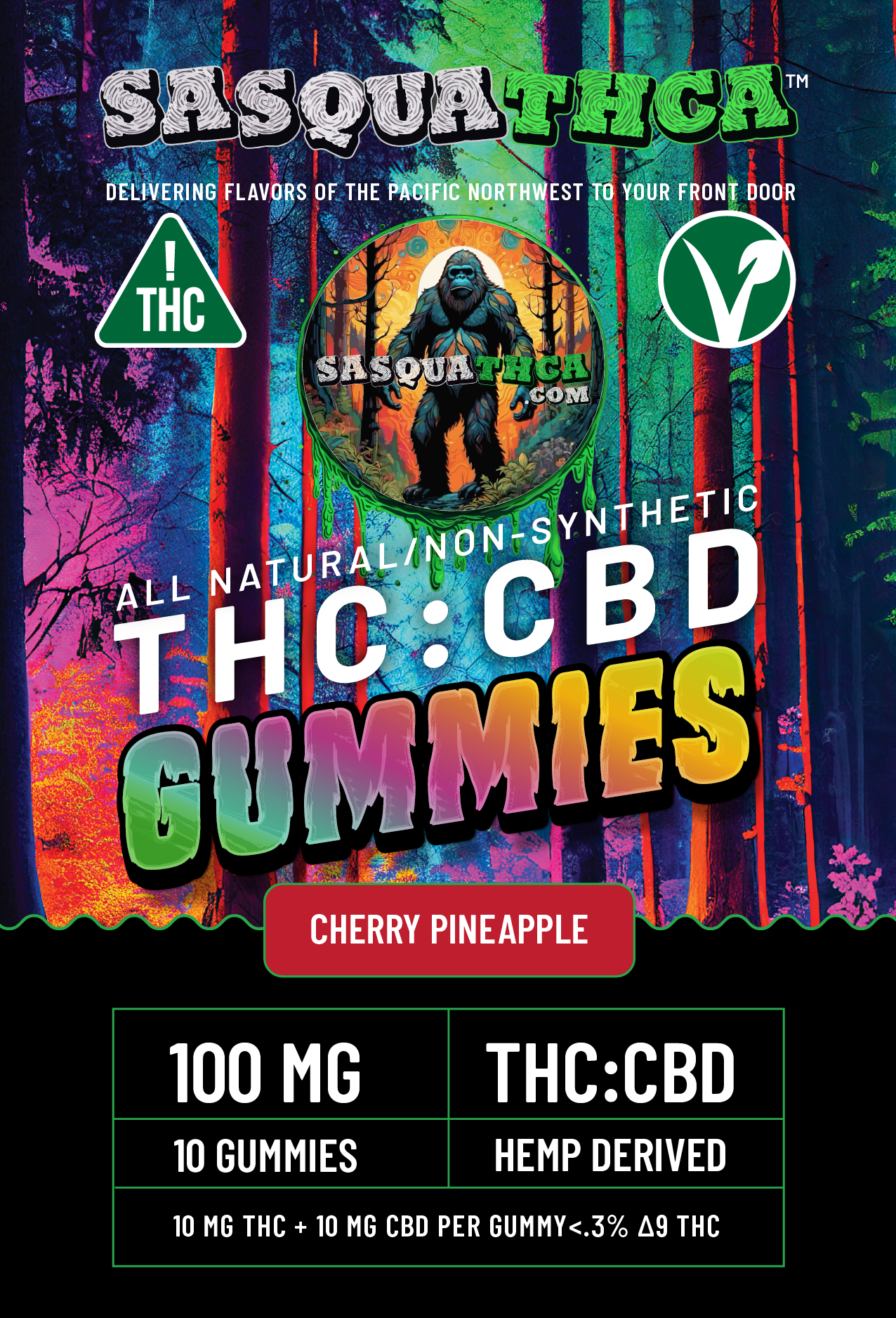 Cherry Pineapple Gummies 10CT Packs