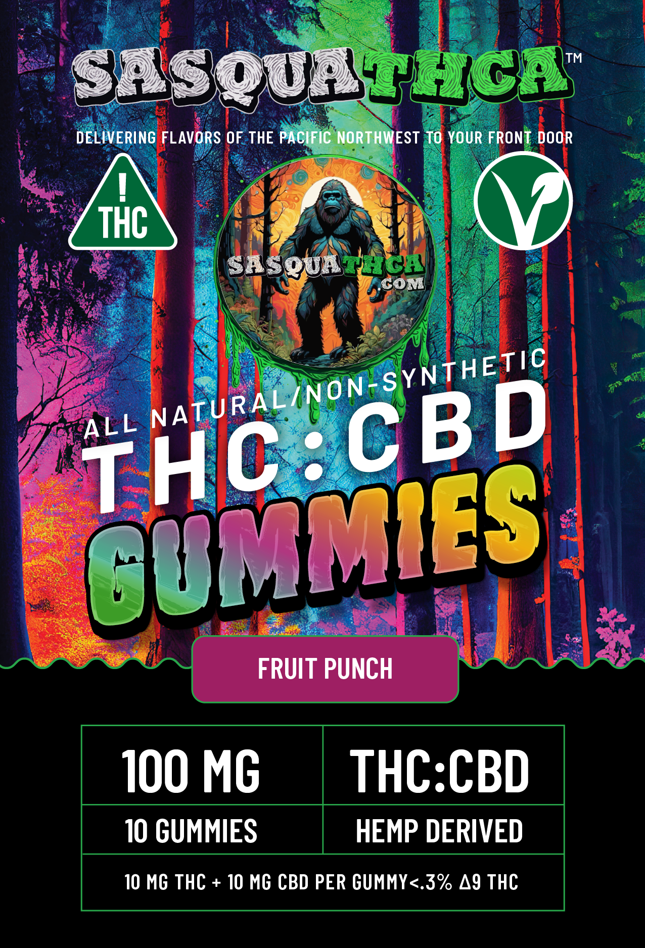 Fruit Punch Gummies 10CT Packs