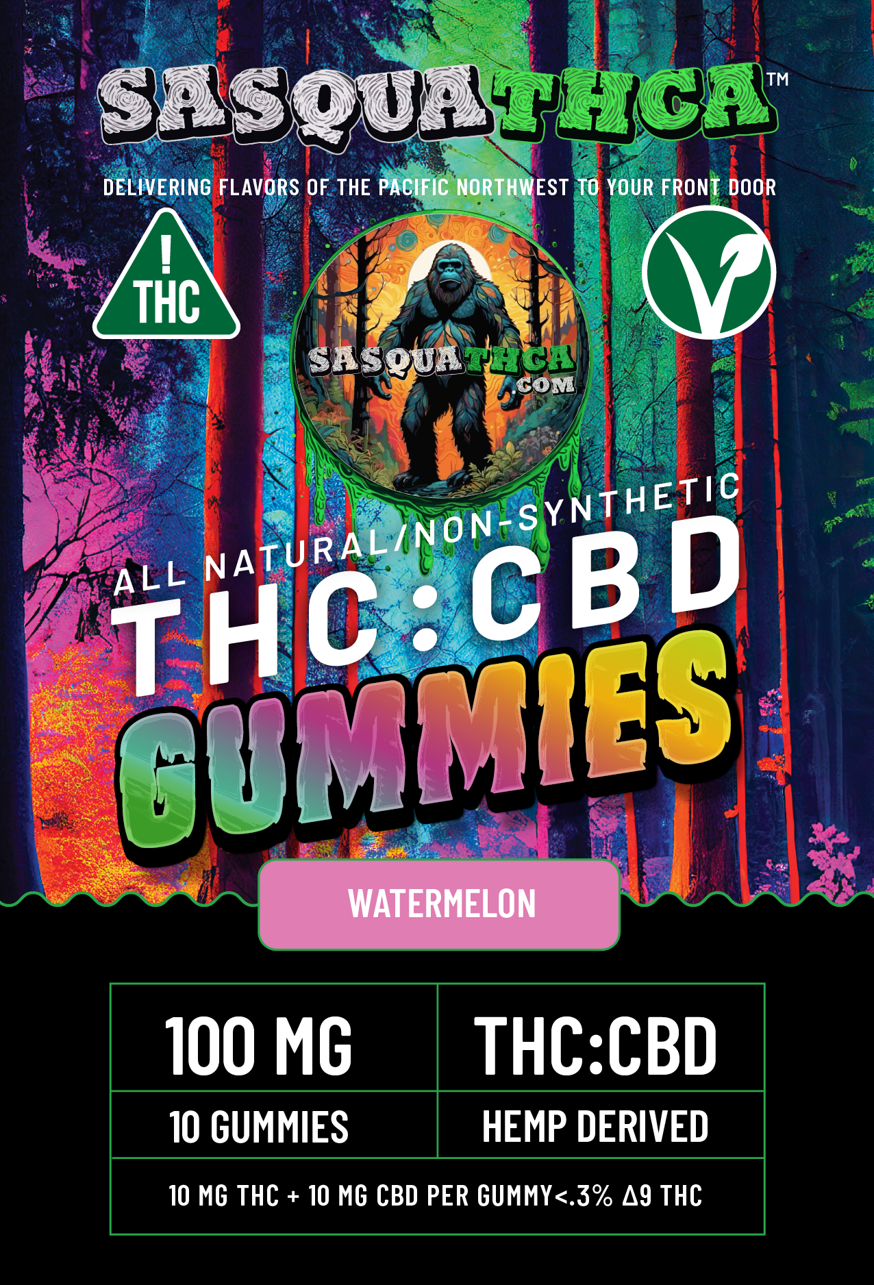 Watermelon Gummies 10CT Packs