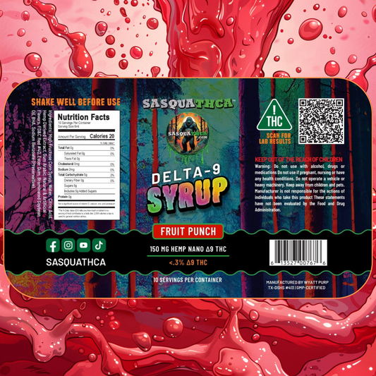 Fruit Punch HD9 Syrup Nano Shots