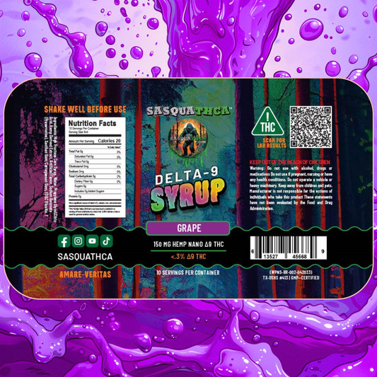 Grape HD9 Syrup Nano Shots