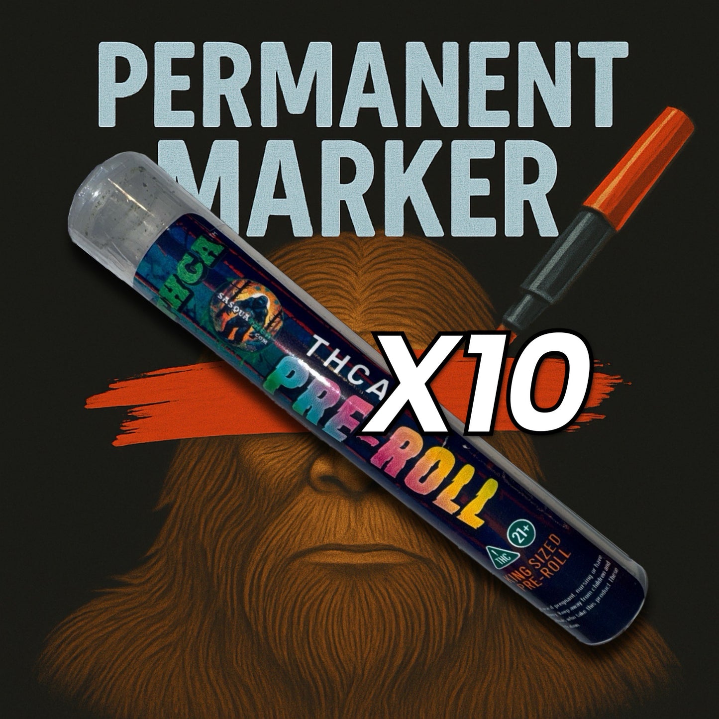 THCa King Size Pre-Roll - Permanent Marker