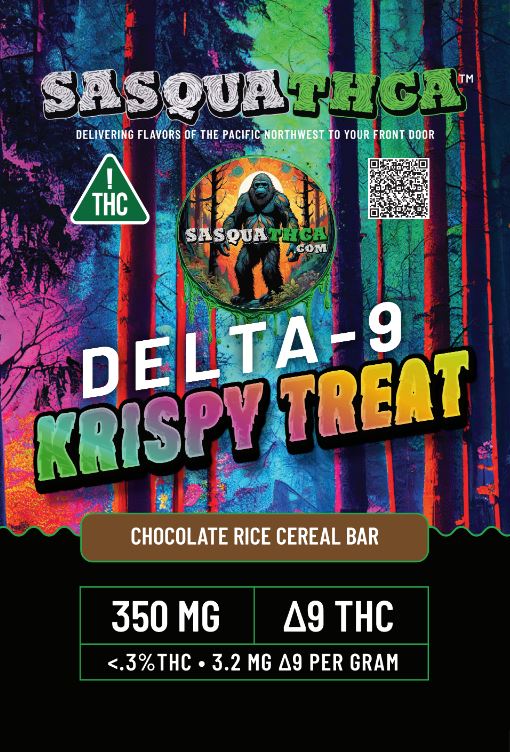 Delta 9 THC Cereal Bar 350mg Edible - Coco Cereal Bar